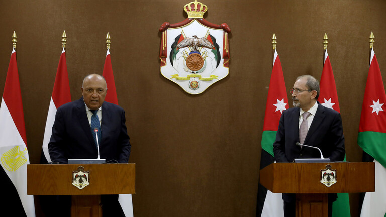 مصر والأردن يجب الوصول إلى حل شامل للقضية الفلسطينية من خلال أفق سياسية