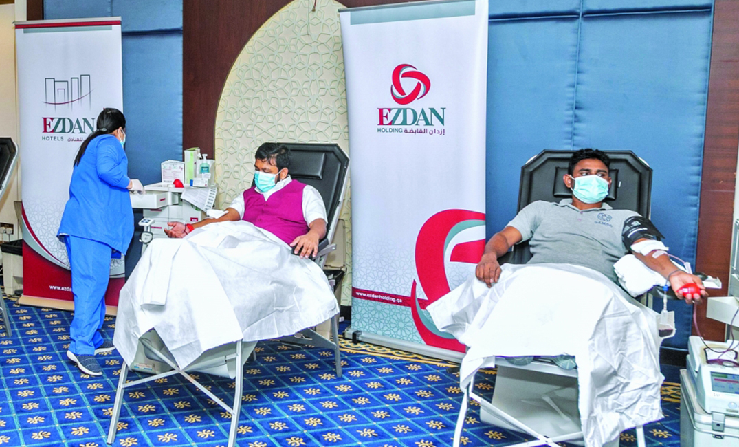 مركز التبرع بالدم بمؤسسة حمد الطبية يطلق حملة وطنية للتشجيع على التبرع بالدم