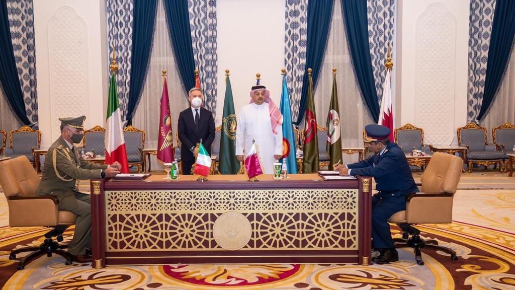اجتماع قطري إيطالي حول القضايا الإقليمية والدولية وتطورات الأوضاع في المنطقة
