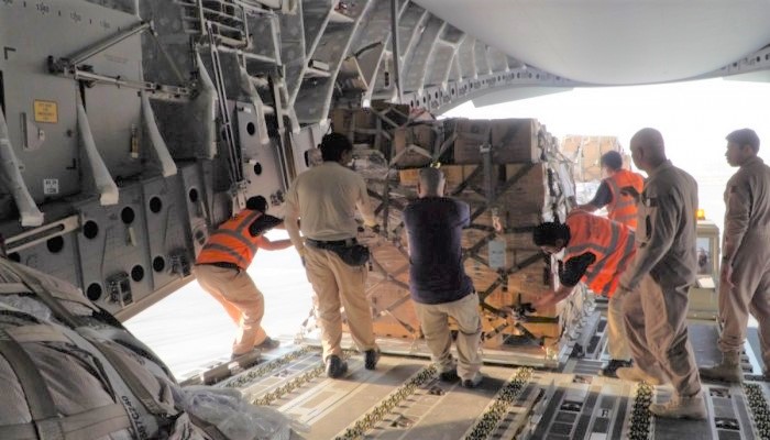 قطر ترسل الشحنة الحادية عشرة من المساعدات الغذائية إلى الجيش اللبناني
