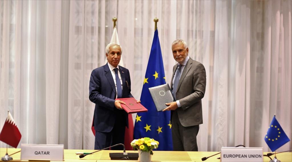 الدوحة توقع على اتفاقية تأسيس بعثة الاتحاد الأوروبي في دولة قطر
