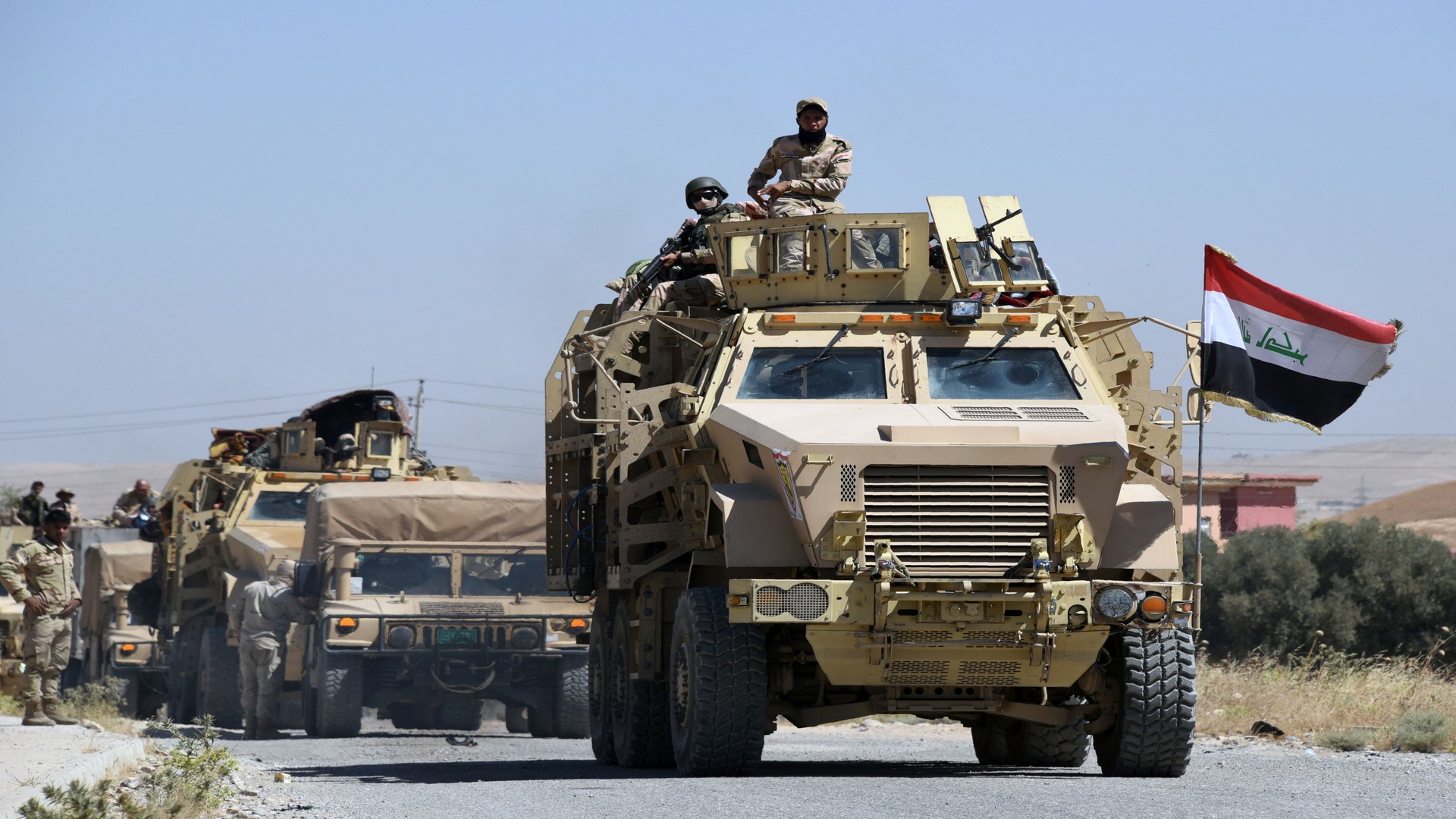 القوات العراقية تتصدى لهجوم شنه تنظيم داعش على كركوك