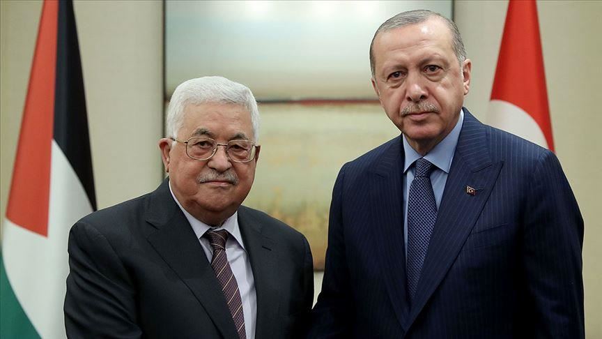 الرئيس الفلسطيني يبحث مع نظيره التركي الاعتداءات الإسرائيلية في القدس