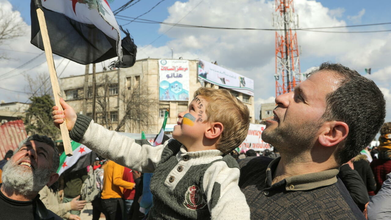 2022 03 15T122206Z 1698784503 RC203T96PIVU RTRMADP 3 SYRIA ANNIVERSARY PROTESTS