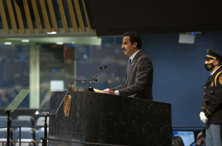العالم يحتاج إلى نظام جديد لحل الأزمات- خطاب امير قطر في الامم المتحدة