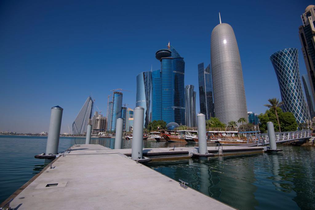 اكتمال مشروع إنشاء مراسي القوارب السياحية على الكورنيش استعدادا لمونديال قطر 2022