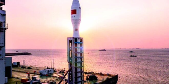 الصين ترسل صاروخ «سمارت دراجون- 3» إلى الفضاء