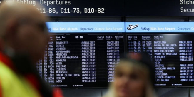 الخطوط الجوية التركية تعلن إلغاء 49 رحلة طيران إلى مدن ألمانية