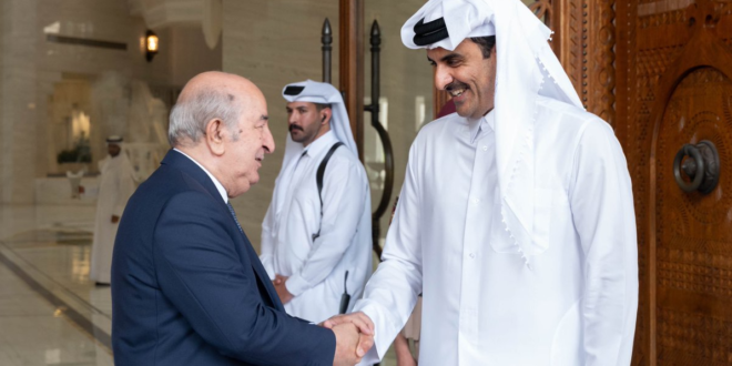 سمو الأمير يؤكد أهمية مباحثاته مع الرئيس الجزائري