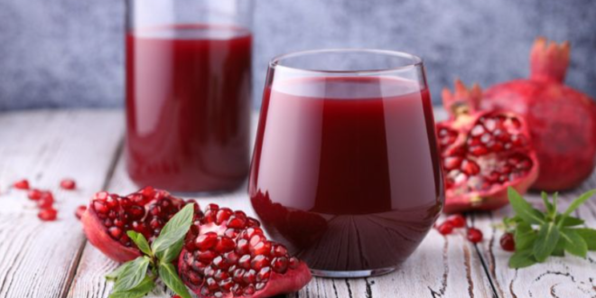 دراسة حديثة تؤكد عصير الرمان يساعد في خفض ضغط الدم