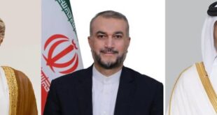 الأوضاع الإقليمية في مباحثات وزير الخارجية الإيراني مع وزيري الخارجية العماني والقطري