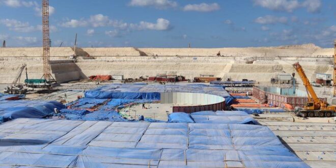 «روس أتوم» الروسية تحصل على رخصة بناء المفاعل الرابع في محطة الضبعة بمصر