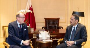  رئيس مجلس الوزراء وزير الخارجية يجتمع مع وزير خارجية السويد