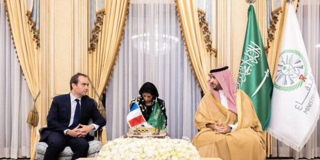 وزير الدفاع السعودي يبحث مع نظيره الفرنسي تعزيز التعاون العسكري
