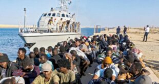 ليبيا: إنقاذ 110 مهاجرين غير شرعيين شرق طرابلس