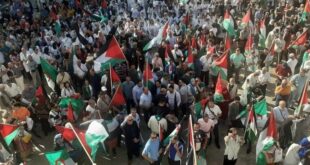مظاهرات حاشدة بالجزائر تنديداً بمجازر إسرائيل في غزة