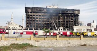 حريق الإسماعيلية: حريق ضخم يلتهم مبنى مديرية الأمن مخلفاً عشرات الإصابات