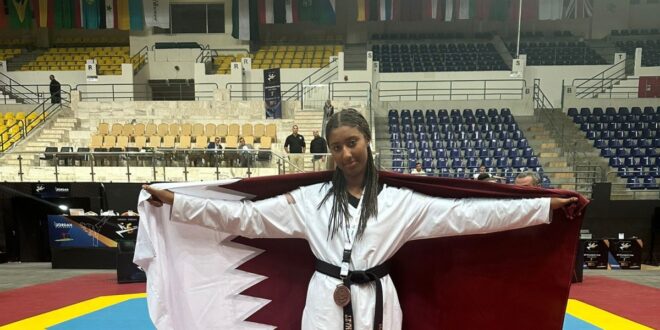 قطر تحصد الميدالية البرونزية في بطولة كأس رئيس الاتحاد الدولي للتايكواندو