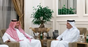  رئيس مجلس الوزراء وزير الخارجية يستقبل وزير الدولة عضو مجلس الوزراء السعودي