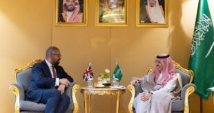 وزير الخارجية السعودي يبحث مع نظيريه البريطاني والأردني الأوضاع في غزة
