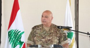 قائد الجيش اللبناني: إسرائيل تقصف البلدات الجنوبية بذخائر محرمة دولياً