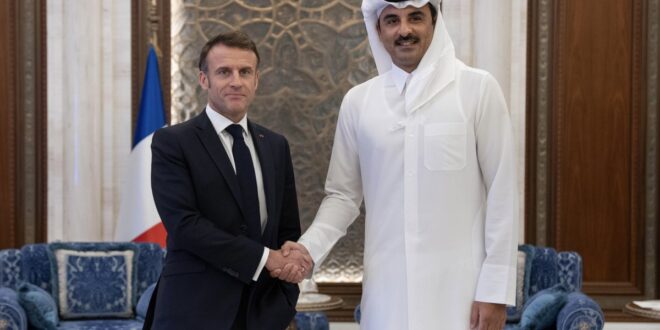 سمو الأمير والرئيس الفرنسي