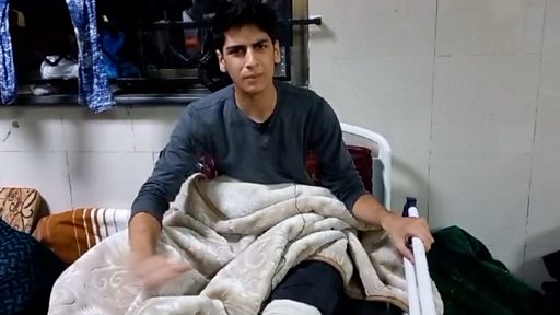 حرب غزة: نازحون في مستشفى ناصر الطبي في خان يونس يشكون الوضع الصحي