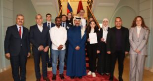  سفير دولة قطر لدى روسيا الاتحادية يكرم الفائزين بجائزة الدوحة للغة العربية