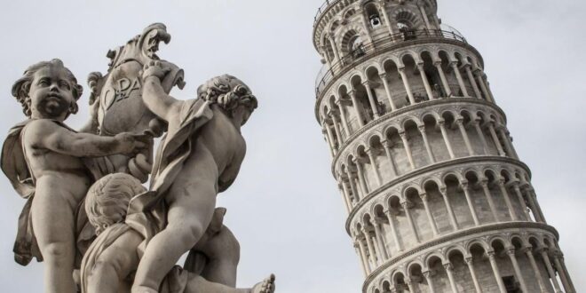 برج مائل آخر في إيطاليا قد يسقط بالفعل! (صور)
