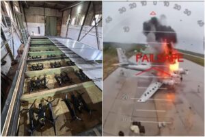 Ukraine claims heavy damage to Russian forces in drone attack