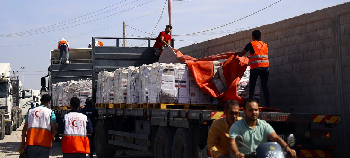 UN describes heartbreaking impact on civilians as Gaza aid gets blocked