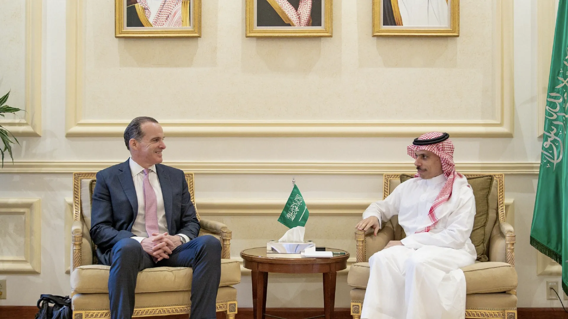 Saudi Foreign Minister Meets Trump’s Special Envoy for Syria
