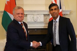 Jordan’s King Meets British Officials in London
