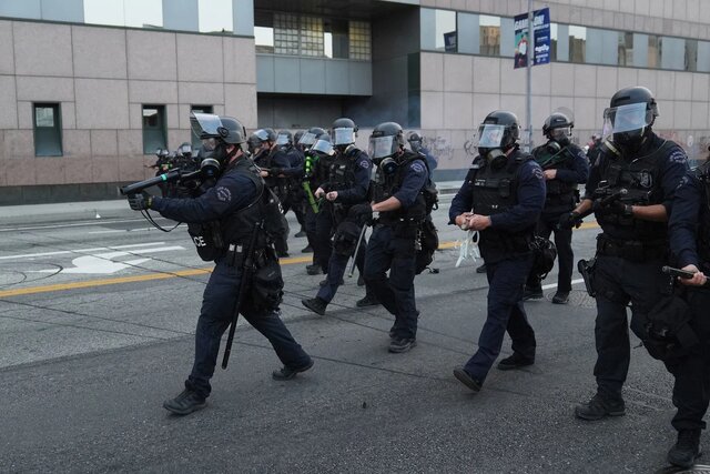 Violent Police Crackdown on Immigration Policy Protesters in Los Angeles